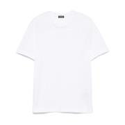 Ermenegildo Zegna Vita Crew Neck T-shirts och Polos White, Herr