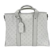 Louis Vuitton Vintage Pre-owned Canvas handvskor Gray, Dam