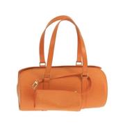 Louis Vuitton Vintage Pre-owned Laeder handvskor Orange, Dam