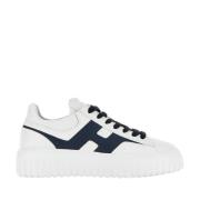 Hogan Vita Sneakers med Slät Läder H White, Herr