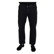 John Galliano Slim-fit Jeans Black, Herr