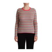 Dolce & Gabbana Round-neck Knitwear Multicolor, Dam