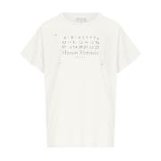 Maison Margiela Kräm T-shirt och Polo Set Beige, Dam