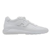 Hogan Herr Läder Sneakers med Snörning White, Herr