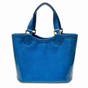 Louis Vuitton Vintage Pre-owned Vinyl louis-vuitton-vskor Blue, Dam