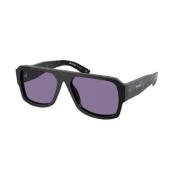 Prada Svart Ram Snygga Solglasögon Black, Unisex