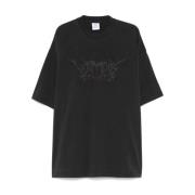 Vetements Svarta Crew Neck T-shirts och Polos Black, Herr