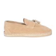 Lardini Beige Mocka Slip-On Espadriller Beige, Herr