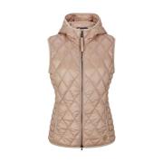 Bogner Beige Lätt Dunväst Beige, Dam