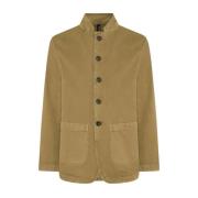 Kiton Mandarinkrage Bomullsjacka Green, Herr