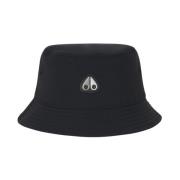 Moose Knuckles Logo Icon Bucket Hat Black Black, Unisex