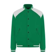 Kiton Varsity Jacket Tennis Capsule Collection Green, Herr