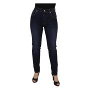 Dolce & Gabbana High Waist Skinny Denim Jeans Blue, Dam