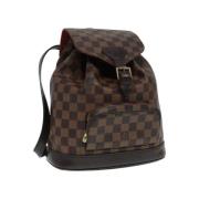 Louis Vuitton Vintage Pre-owned Canvas ryggsckar Brown, Dam