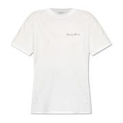 Anine Bing T-shirt 'Walker' White, Dam