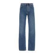 Moschino Klassiska Denim Jeans för Män Blue, Dam