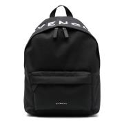 Givenchy Svart Essential Ackpack Ryggsäck Black, Herr