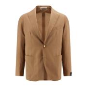 Tagliatore Blazer i ren ull och siden Beige, Herr