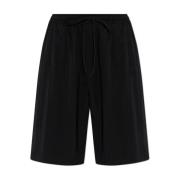 Y-3 Shorts med logotyp Black, Dam