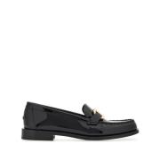 Salvatore Ferragamo Svart Maryan Elegant Läderskor Black, Dam