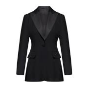 Max Mara Elegant Svart Plinio Klänning Black, Dam