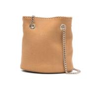 Stella McCartney Beige Falabella Hinkväska med Guld Detaljer Beige, Da...