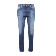 Dsquared2 Klassiska Denimbyxor med Fem Fickor Blue, Herr