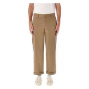 Golden Goose Khaki Beige Chino Skate Byxor Beige, Herr