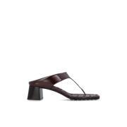 Bottega Veneta Hälsade mules Marella Red, Dam