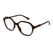 Chloé Geometrisk Avrundade Acetatglasögon Brown, Unisex