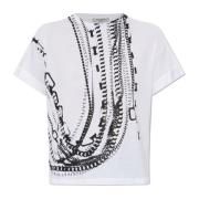 AllSaints T-shirt Metallo White, Dam