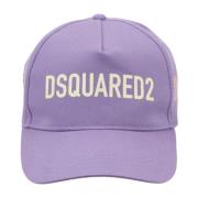 Dsquared2 Snapback Baseball Cap Purple, Unisex