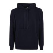 Laneus Lyxig Cashmere Hoodie Black, Herr