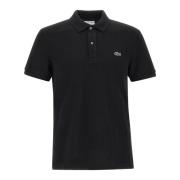 Lacoste Herr Polo Skjorta Svart Klassisk Stil Black, Herr