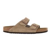 Birkenstock Mockasandaler med koppar spännen Beige, Herr