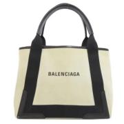 Balenciaga Vintage Pre-owned Canvas handvskor White, Dam