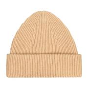 Roberto Collina Merino Beanie Beige, Herr