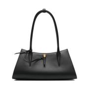 Mugler Svart Spänne Tote Väska Black, Dam