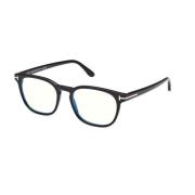 Tom Ford Stiliga Glasögon Ft5868-B 001 Blank Svart Black, Unisex