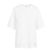 Saint Laurent Vit T-shirt för män White, Herr