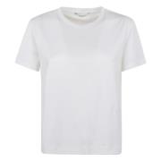 Max Mara Mjuk bomull crew neck t-shirt White, Dam