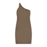 Rick Owens Top One Shoulder Green, Dam