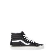 Vans Check Panel Canvas Sneakers Black, Herr