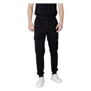 Emporio Armani EA7 Stiliga herrsportbyxor Black, Herr