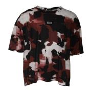 Dolce & Gabbana Camouflage Logo Bomull T-shirt Multicolor, Herr