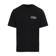 Amiri Svart T-shirt för män Black, Herr