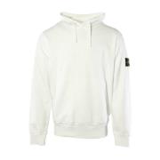 Stone Island Vit Bomull Herrtröja White, Herr