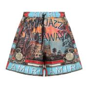 Amiri Multifärgade Bermudas för stiliga män Multicolor, Herr