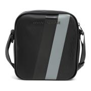 Armani Exchange Multifärgad Crossbody Väska med Justerbar Rem Black, H...