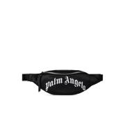 Palm Angels Krökt Logga Fannypack Bältesväska Black, Herr